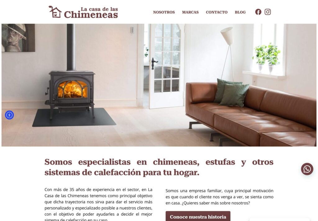 La Casa de las Chimeneas - hosting y diseño web