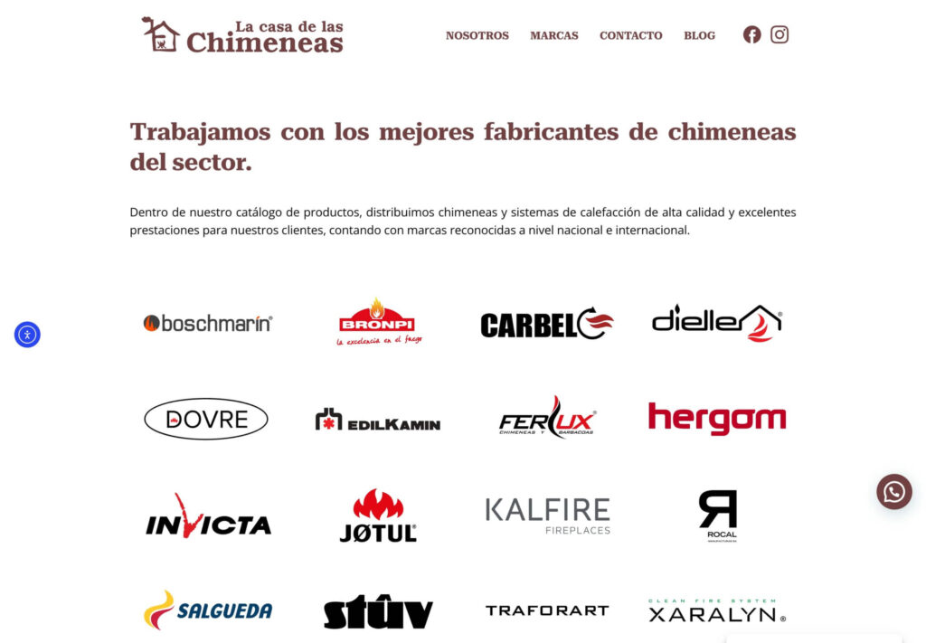 La Casa de las Chimeneas - hosting y diseño web
