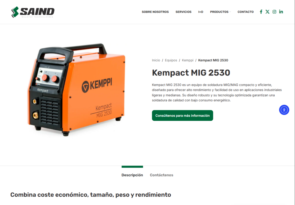 Saind - hosting y diseño web