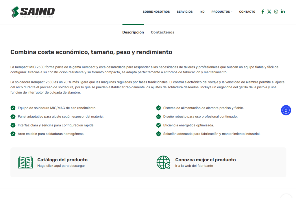 Saind - hosting y diseño web