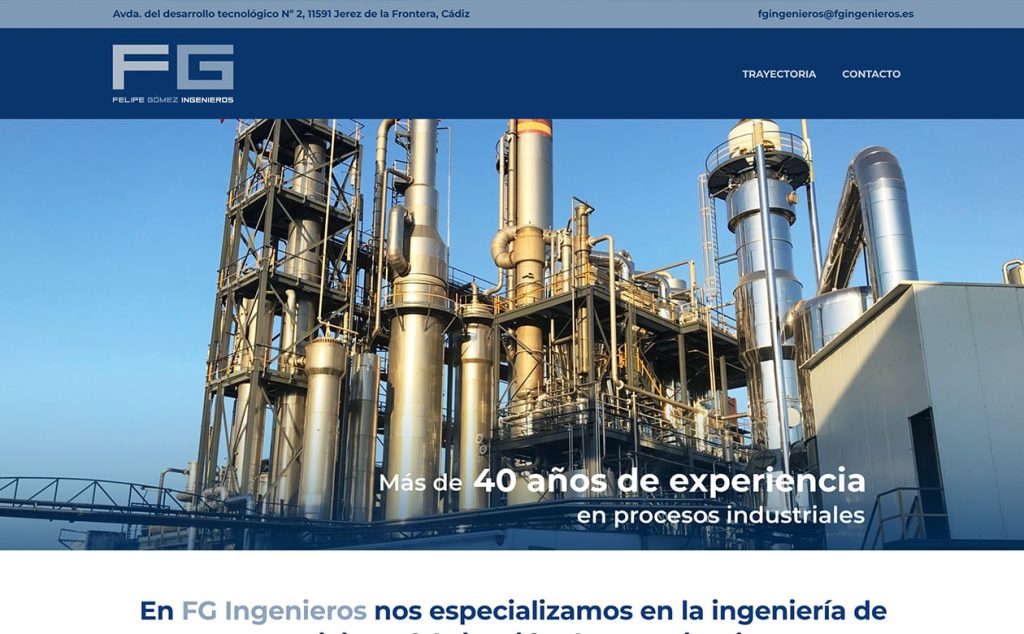 FG Ingenieros - hosting y diseño web