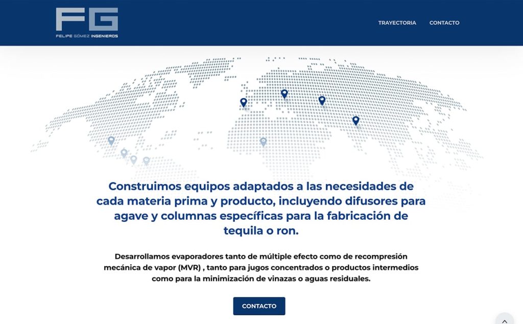 FG Ingenieros - hosting y diseño web