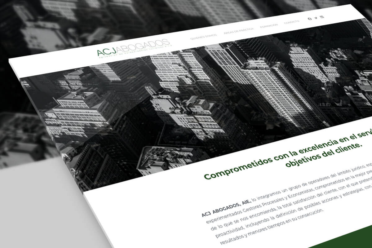 diseño web para despacho de abogados