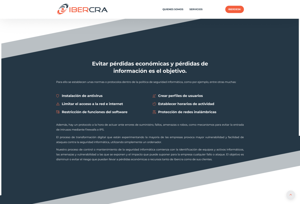 Ibercra - hosting y diseño web