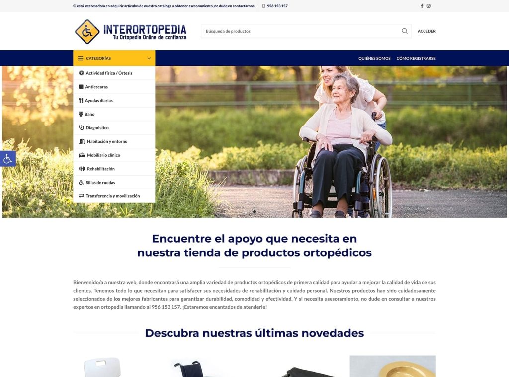 Interortopedia - hosting y diseño web