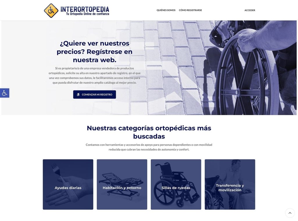 Interortopedia - hosting y diseño web