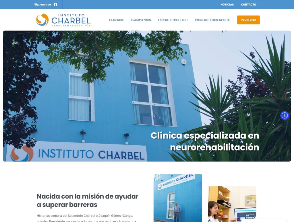 Instituto Chárbel - hosting y diseño web