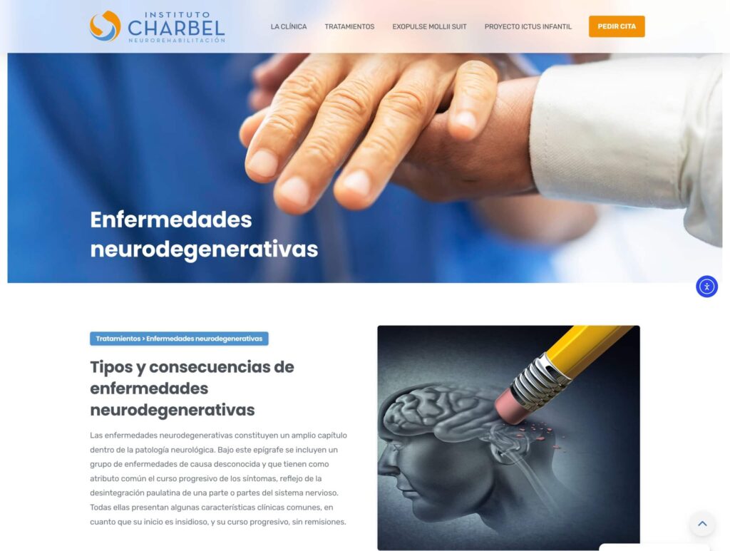 Instituto Chárbel - hosting y diseño web