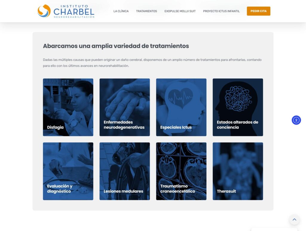 Instituto Chárbel - hosting y diseño web