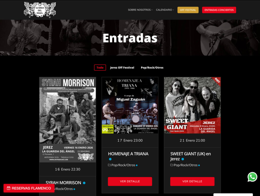 La Guarida del Ángel - hosting y diseño web