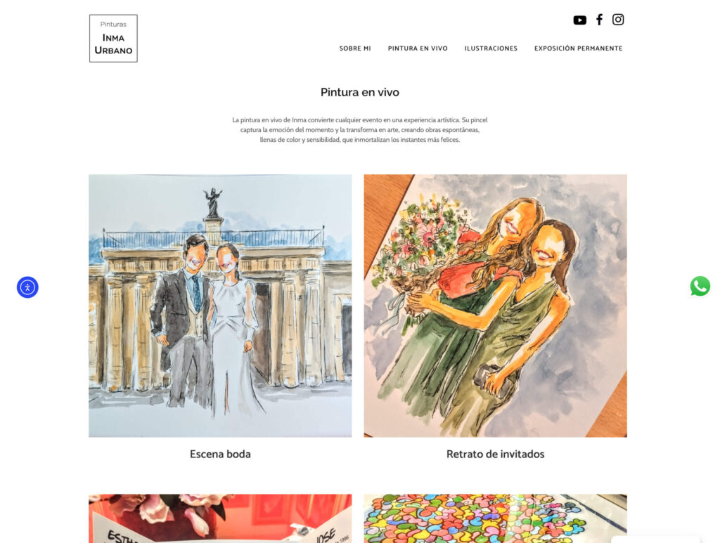 Inma Urbano - hosting y diseño web