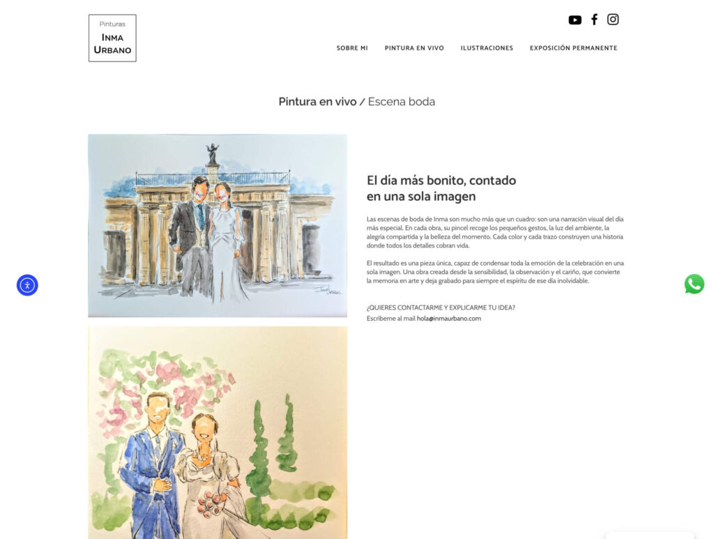 Inma Urbano - hosting y diseño web