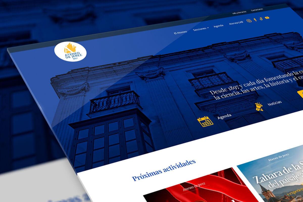 Ateneo de Jerez - hosting y diseño web