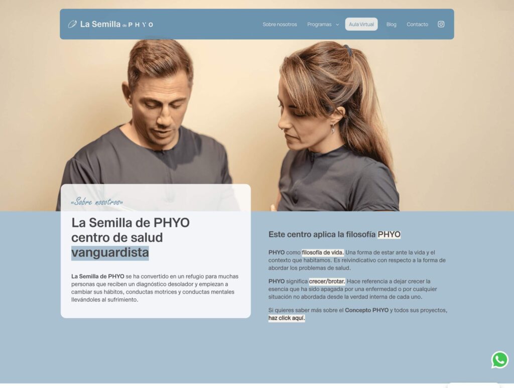 La Semilla de PHYO - hosting y diseño web