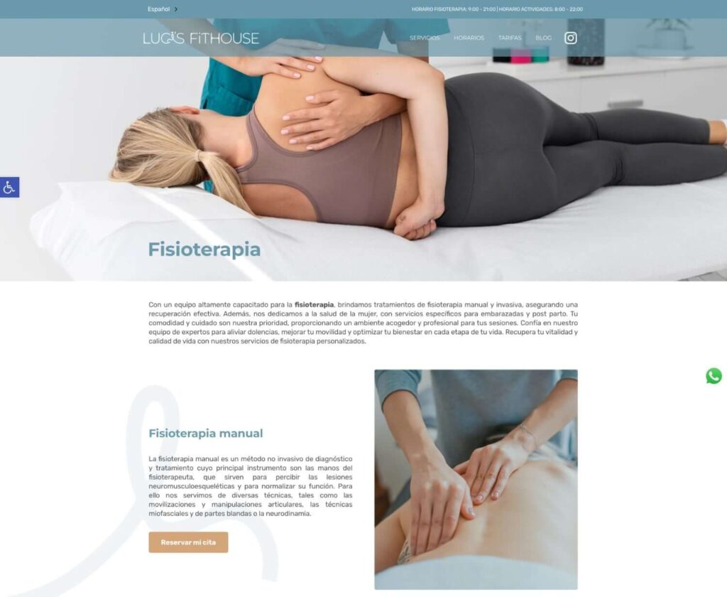 Luci's Fithouse - hosting y diseño web