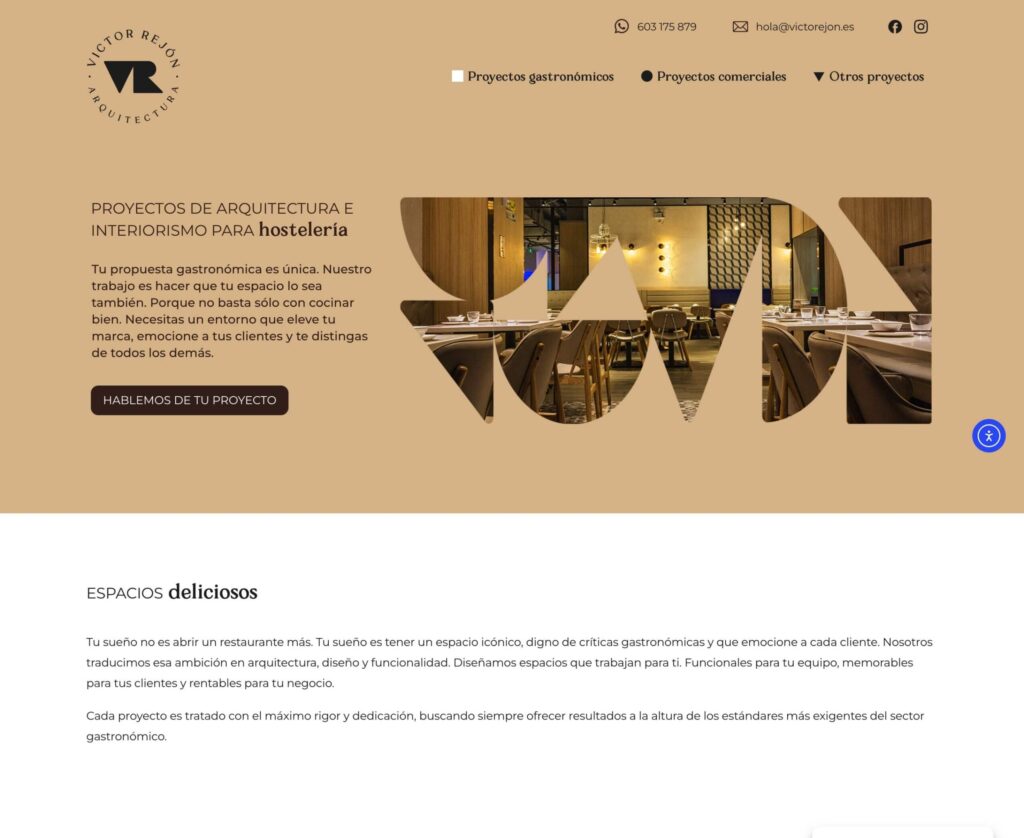 Victor Rejón - hosting y diseño web