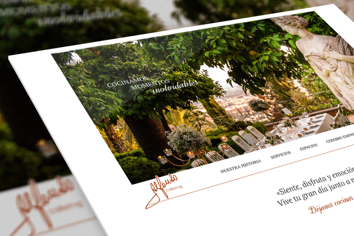 Alfonso Catering - hosting y diseño web