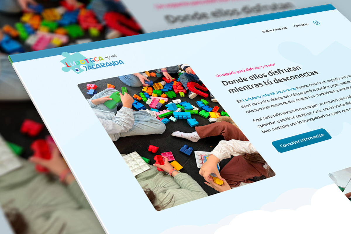 Ludoteca Jacaranda - hosting y diseño web