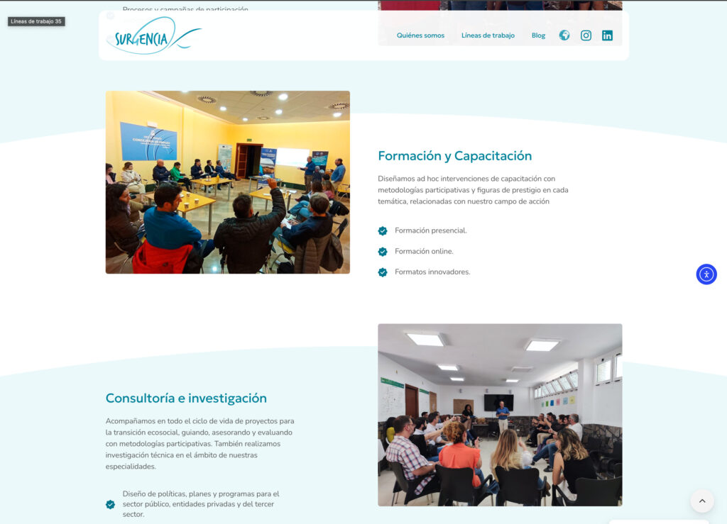 Surgencia - hosting y diseño web