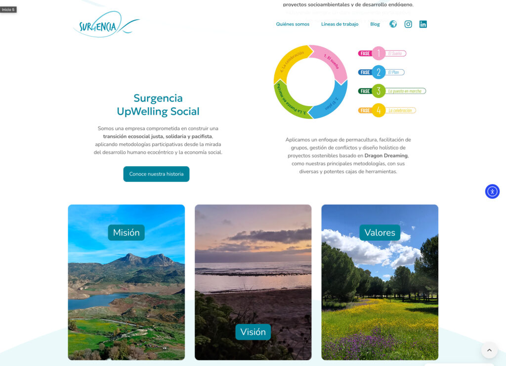 Surgencia - hosting y diseño web